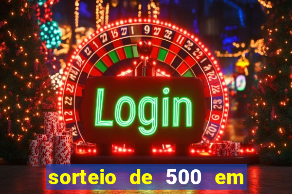 sorteio de 500 em cash toda segunda feira novibet